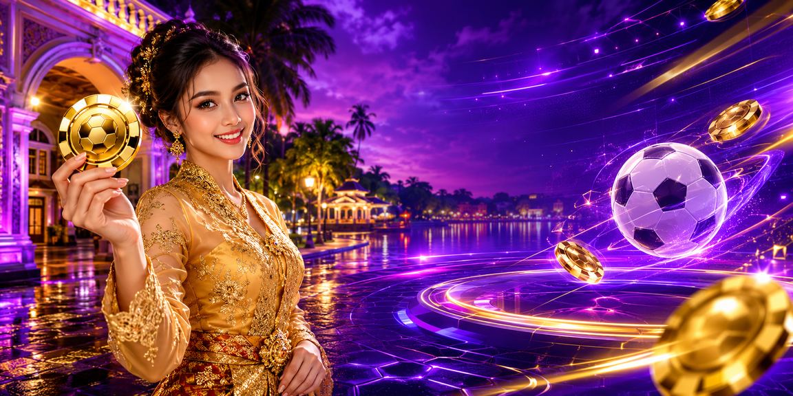 Pengguna Malaysia dalam pakaian kebaya menggunakan platform myr33 untuk permainan